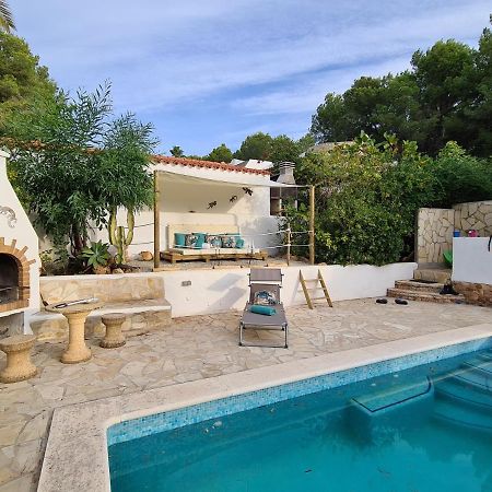 Private Villa Mit Eigenem Pool Unter Palmen Cala Llena Dış mekan fotoğraf